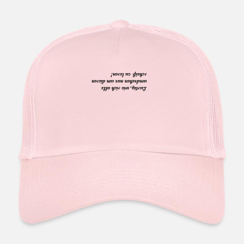 Lustiger Spruch - Trucker Cap - Hellrosa
