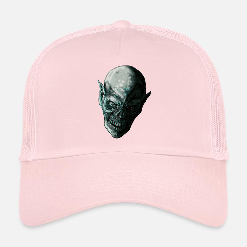 ICY SKULL - Trucker Cap - Hellrosa