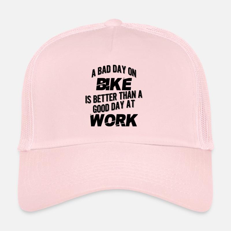 A Bad Day on Bike Trucker Cap