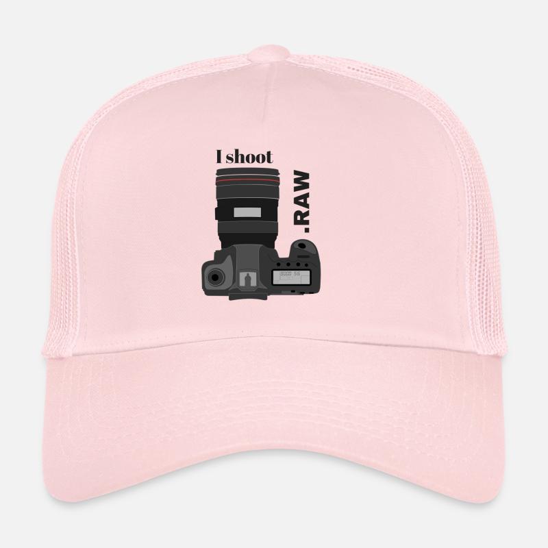 I shoot in - Trucker Cap - pale pink