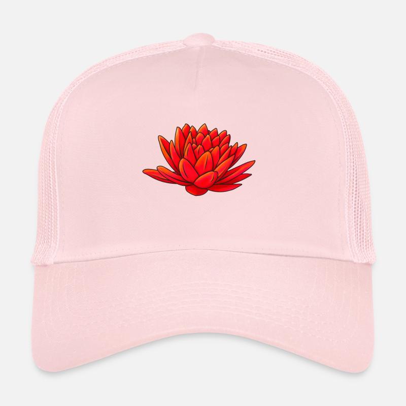 lotus - Casquette trucker  - rose pâle