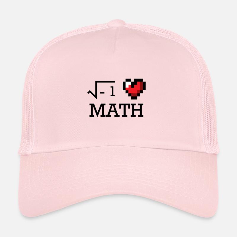 I love math mathematics love gift nerd geek Trucker Cap