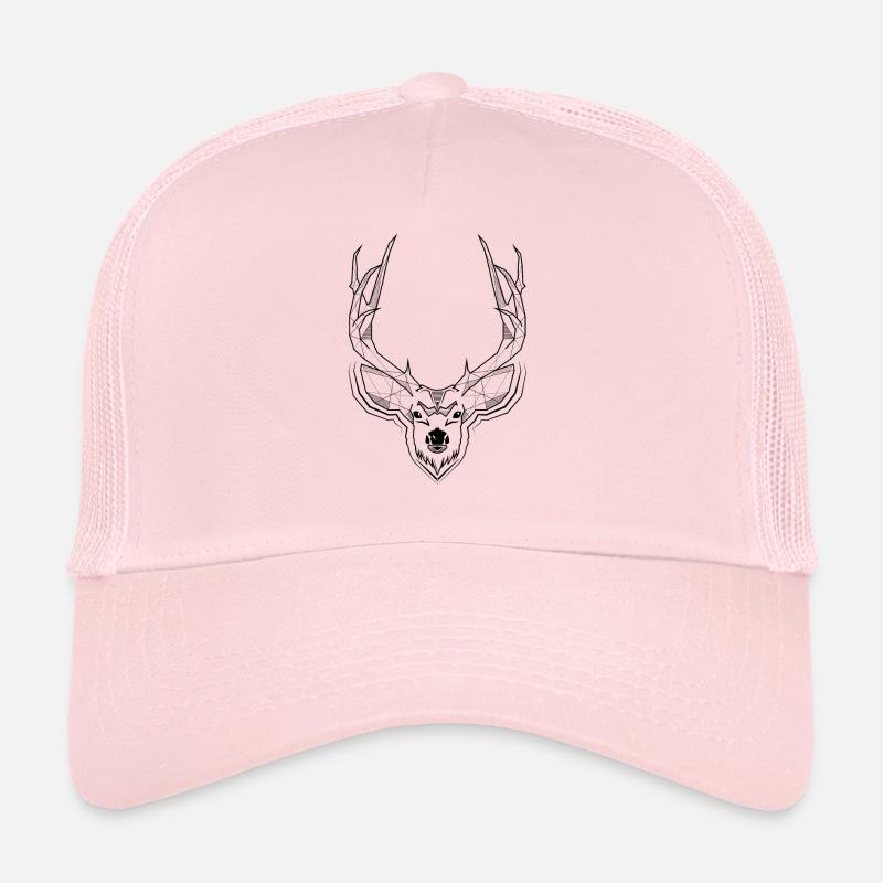 deer - Trucker Cap - pale pink