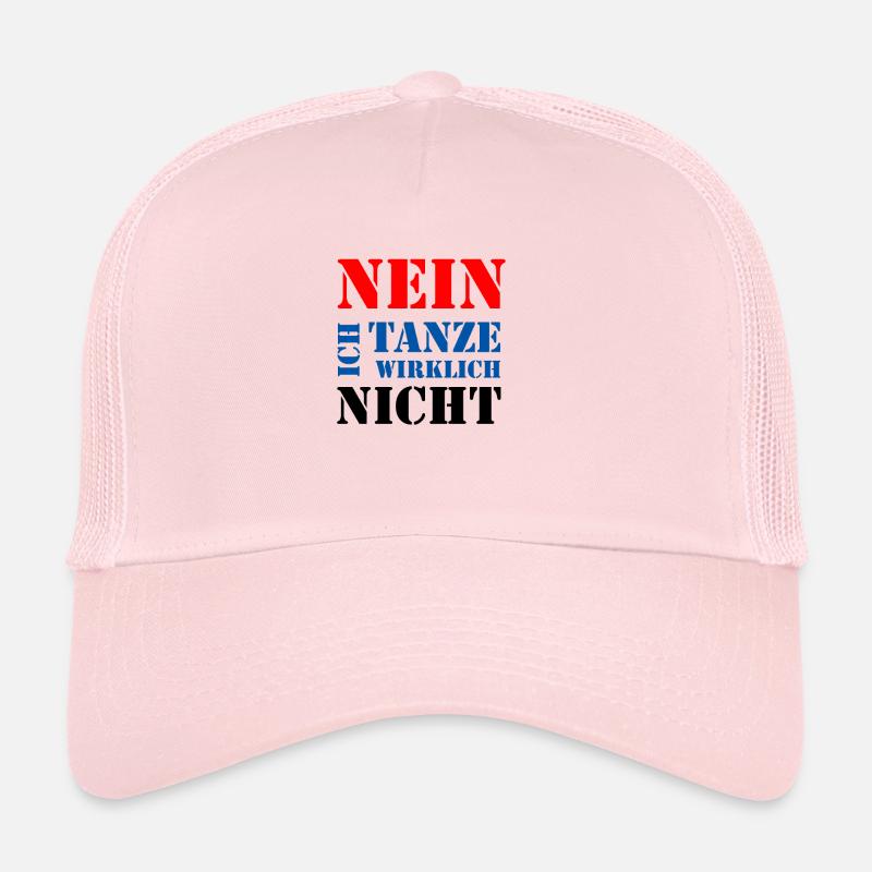 ich tanze nicht - Trucker Cap - Hellrosa