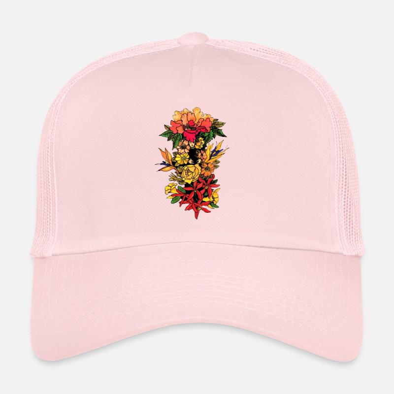 peonia - Casquette trucker  - rose pâle