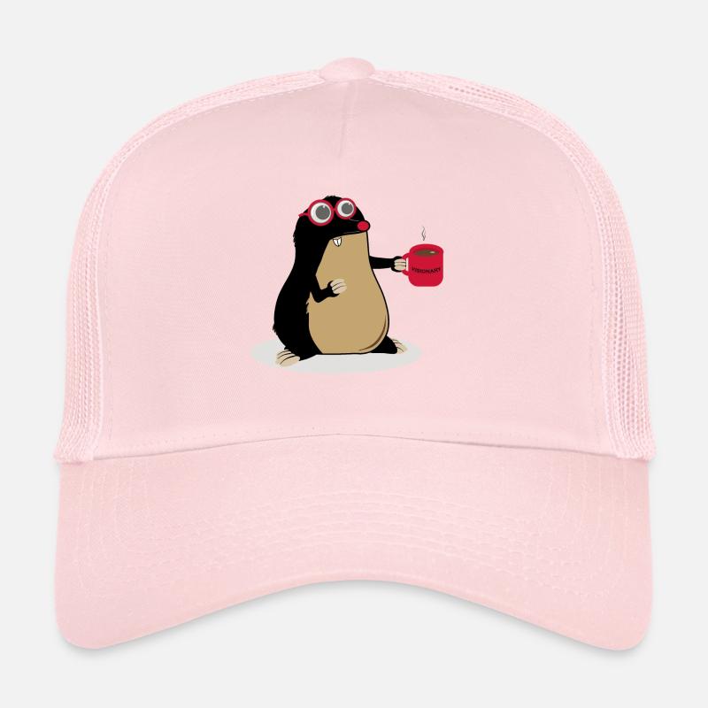 Visionary - Visionär - Trucker Cap - Hellrosa