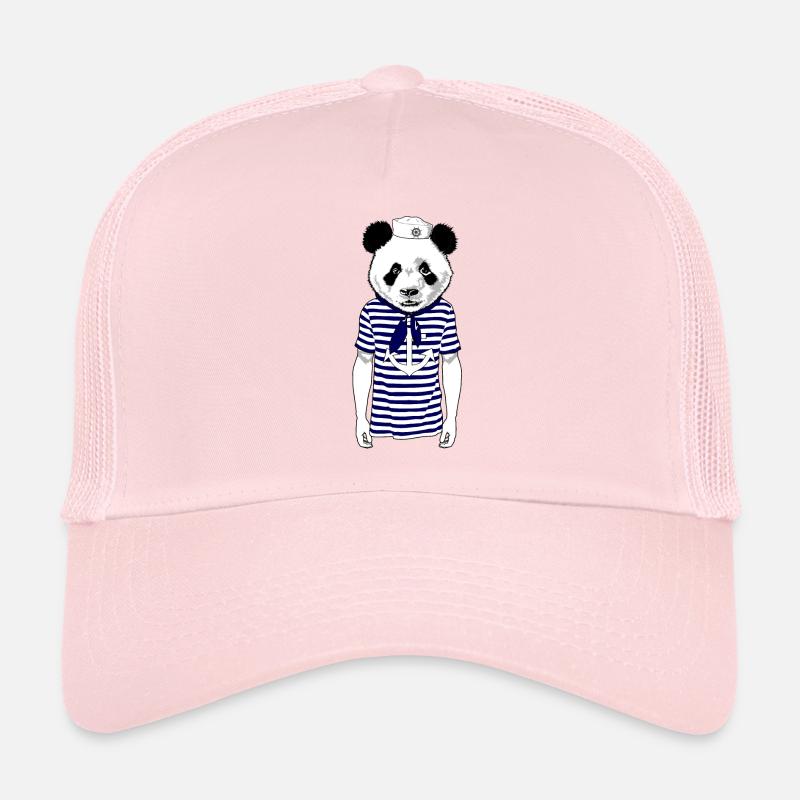 Panda Seemann - Trucker Cap - Hellrosa