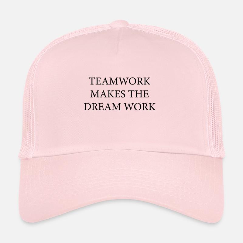Travail d'équipe rêve travail Casquette trucker 