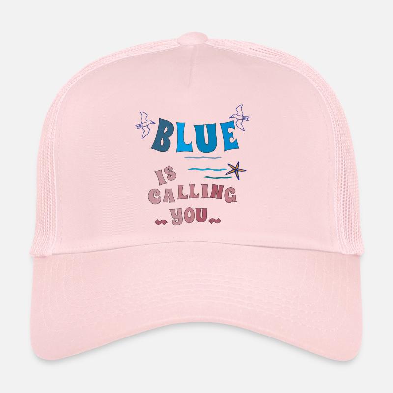 Le bleu vous appelle, c’est l’heure des vacances Casquette trucker 