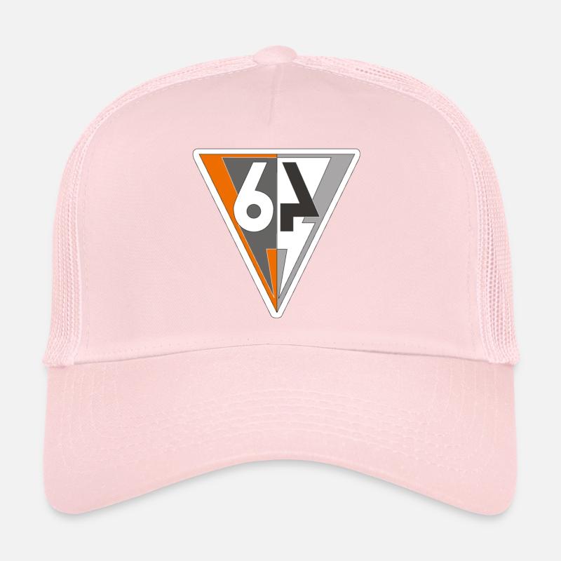 Geometric Triangle Badge 64 Trucker Cap