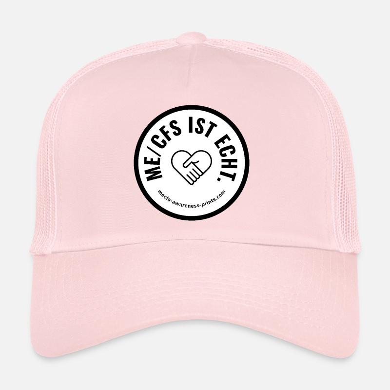 ME/CFS IS REAL 🤍 rond - blanc Casquette trucker 