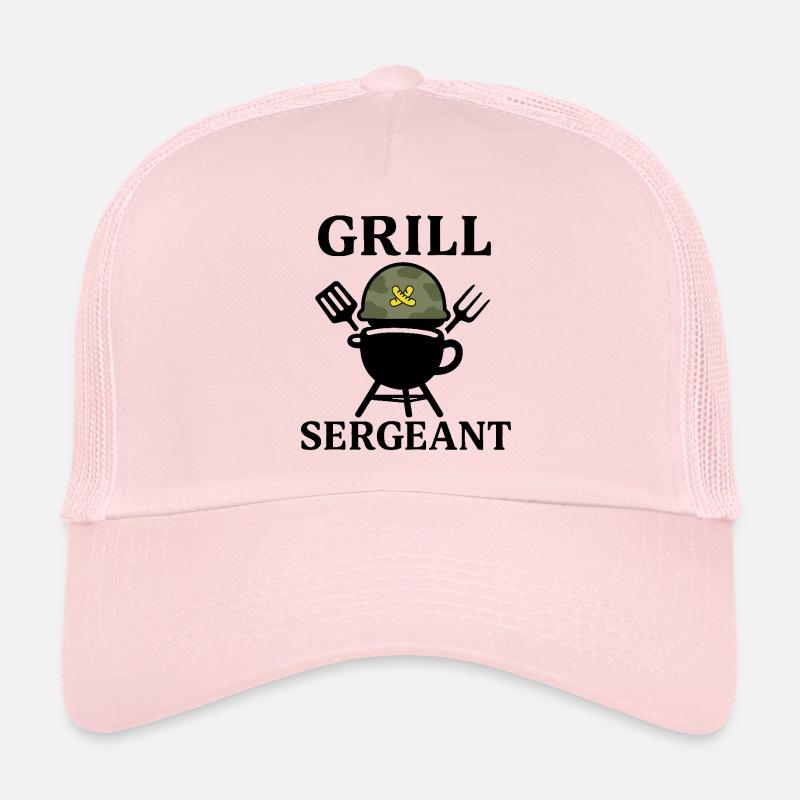 Grill Sergeant – Thème BBQ pour BBQ Commanders Casquette trucker 