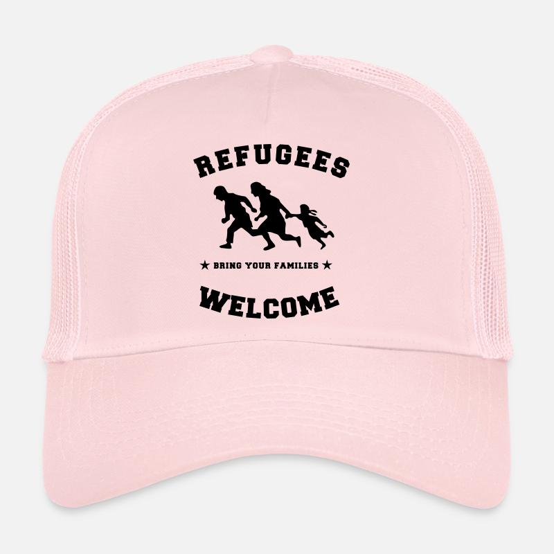 refugees welcome Trucker Cap