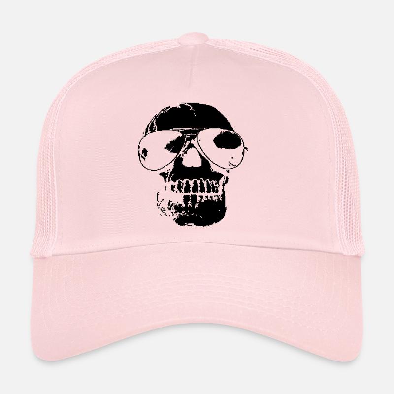Totenkopf - Trucker Cap - Hellrosa