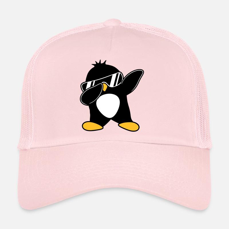 Pingouin dabbing Casquette trucker 