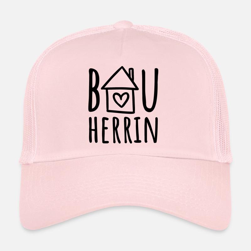 Hausbau Haus bauen Baustelle Eigenheim Bauherrin Trucker Cap