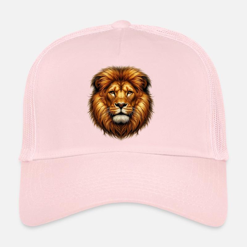 Löwe - Trucker Cap - Hellrosa
