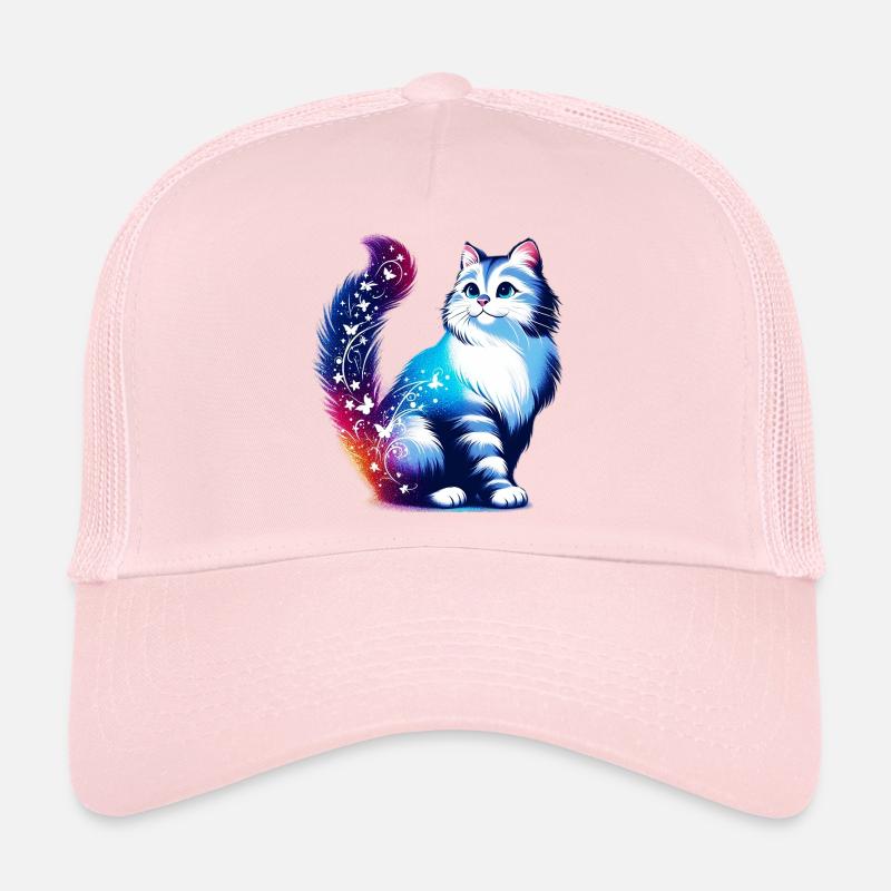 Katze - Trucker Cap - Hellrosa