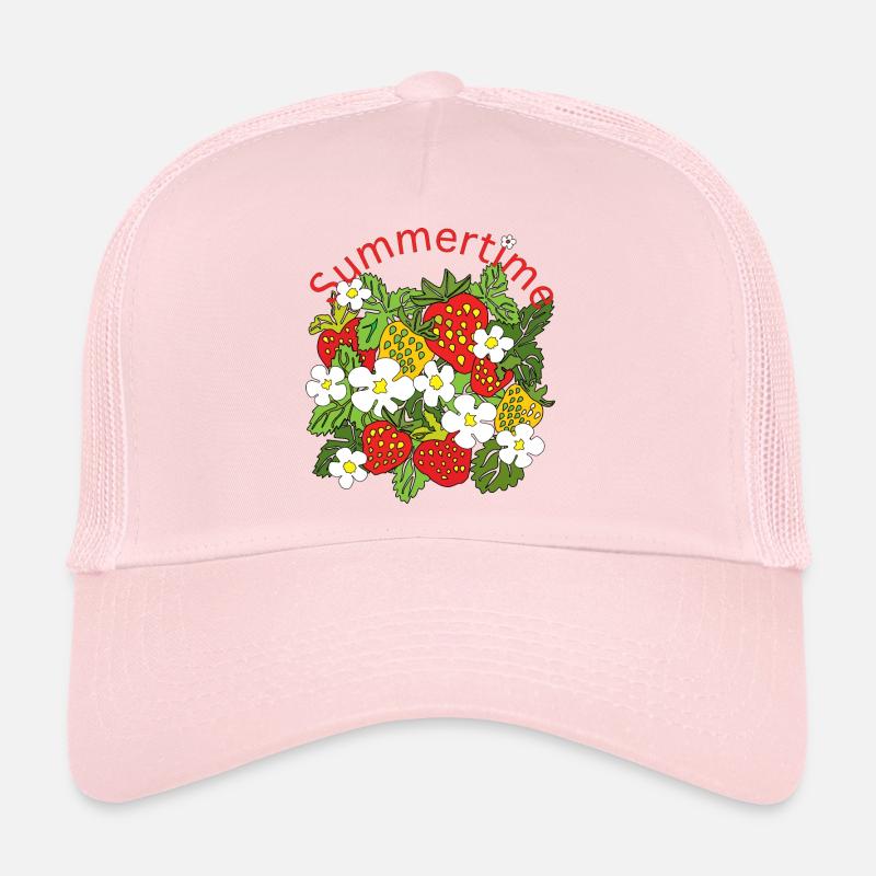Sommerfrüchte Muster Trio Trucker Cap