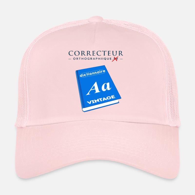 Correcteur orthographique Casquette trucker 