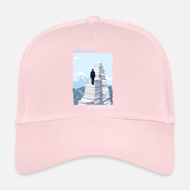 Kletterei Papierberge - Trucker Cap - Hellrosa