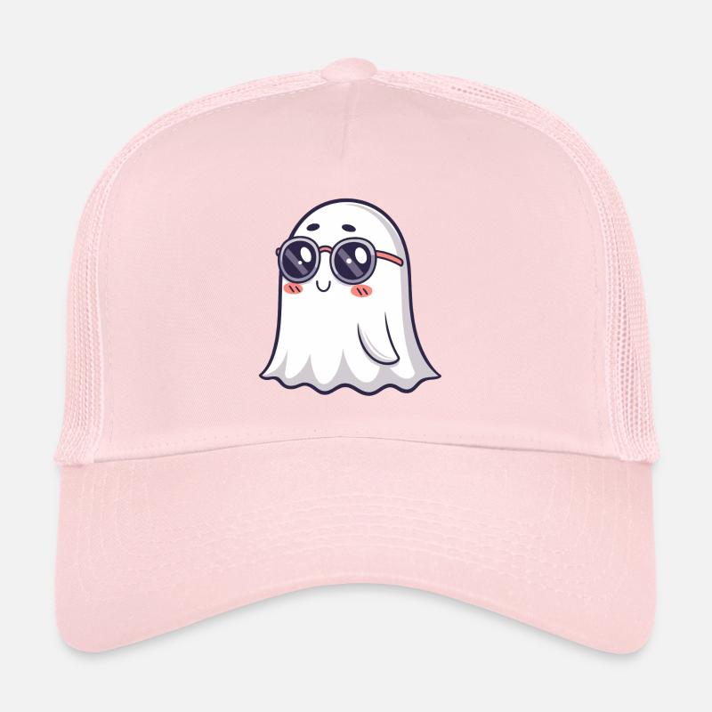 Retro Phantom Runde Brille Trucker Cap
