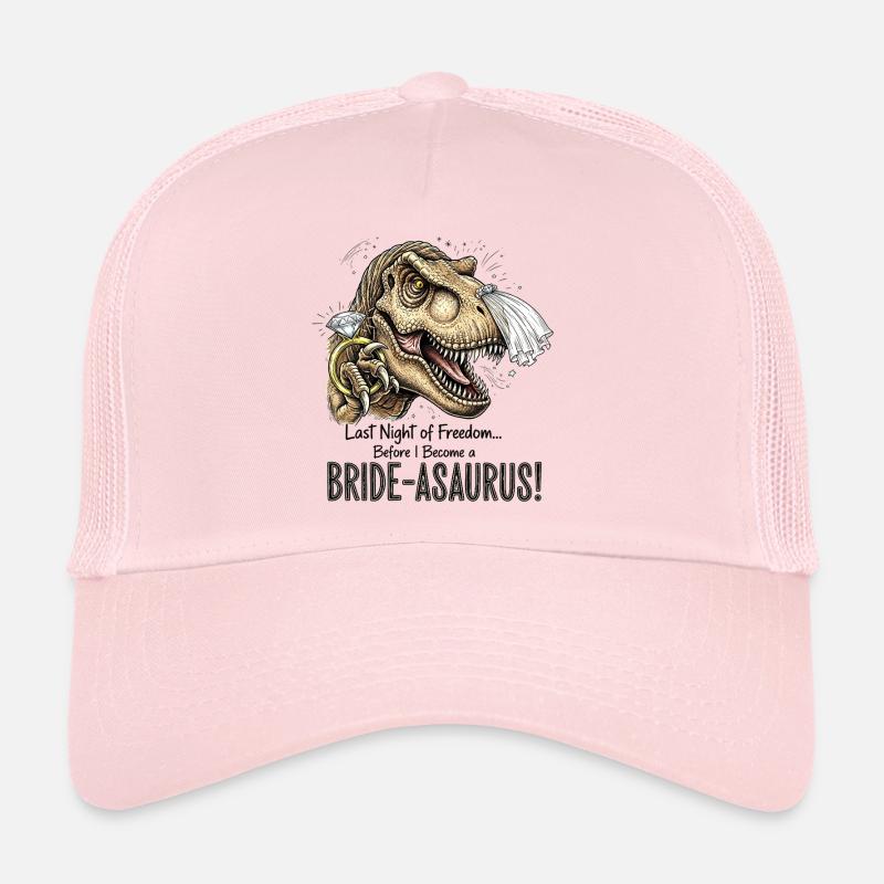 Bride-aurus : Nuit nuptiale Dino Casquette trucker 