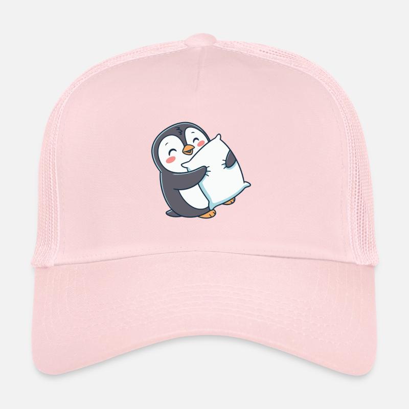 Penguin Coeur et Oreiller Doux Casquette trucker 
