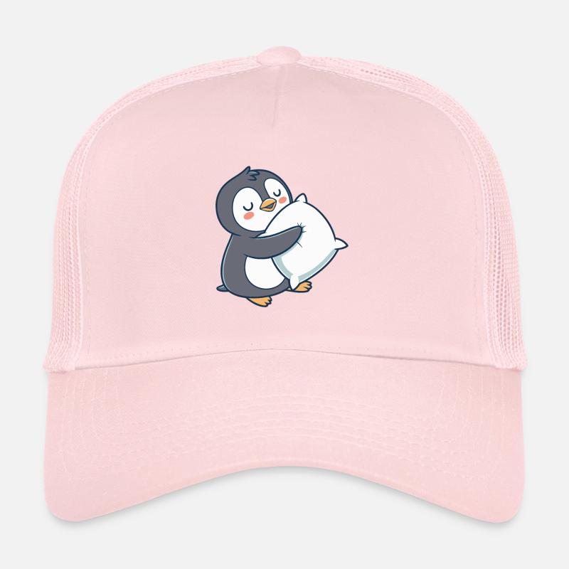 Pastel Cuddly Penguin Trucker Cap
