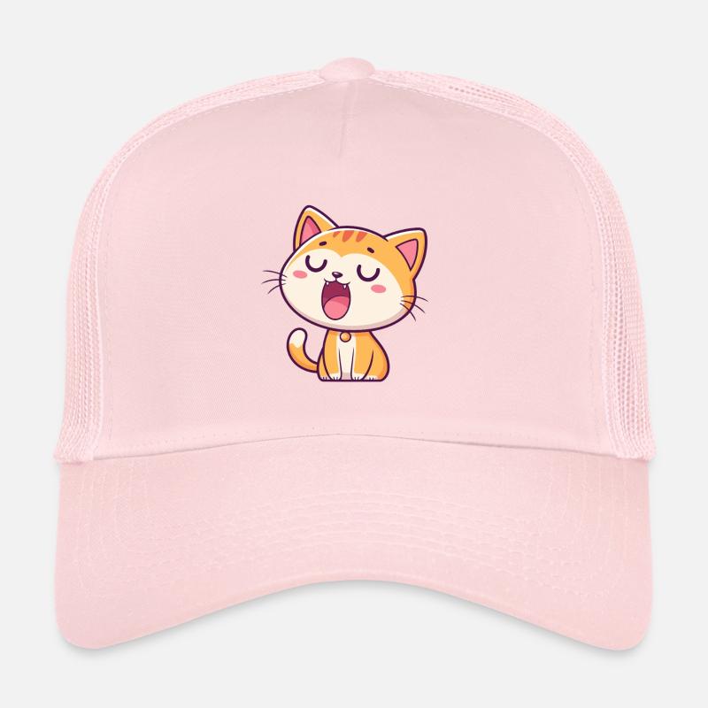 Chaton Mignon Souriant Casquette trucker 