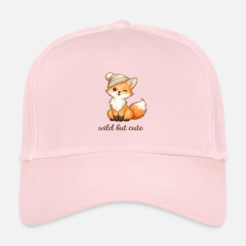 Cuddly fox with hat Trucker Cap