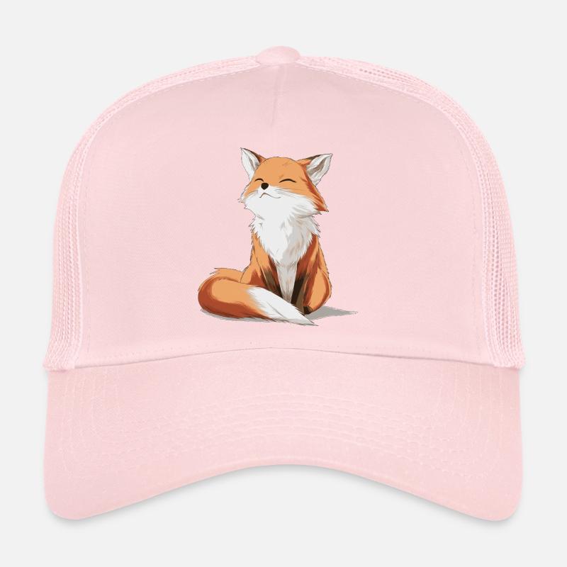 Cute Fox - Trucker Cap - pale pink