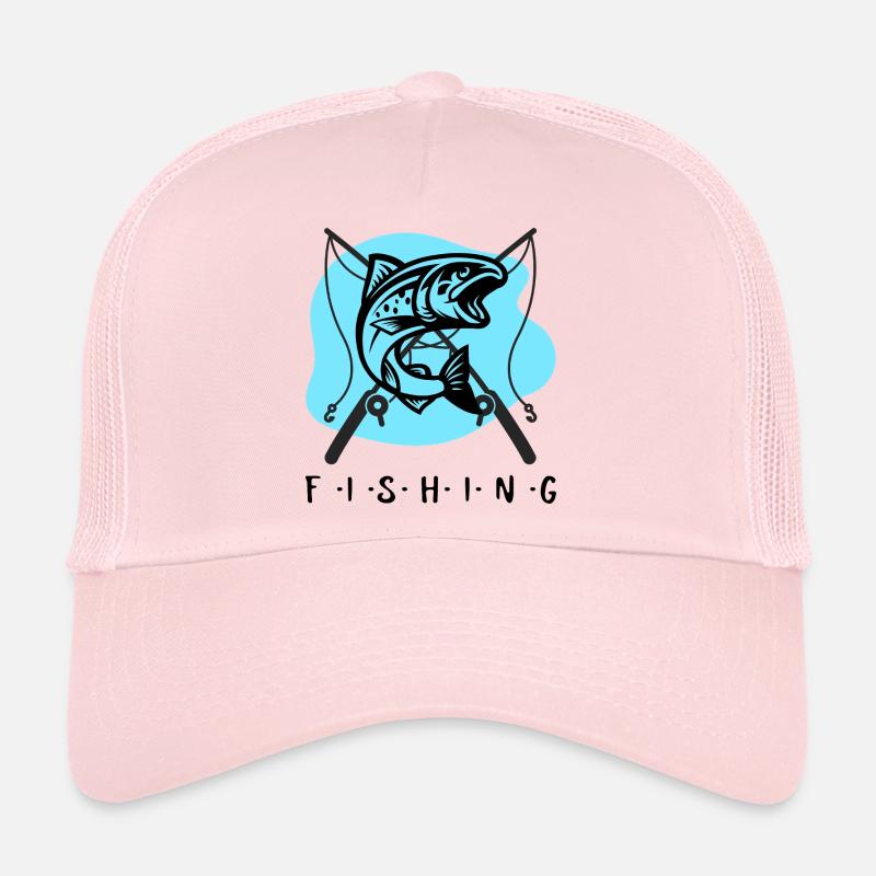 F.I.S.H.I.N.G - Trucker Cap - pale pink