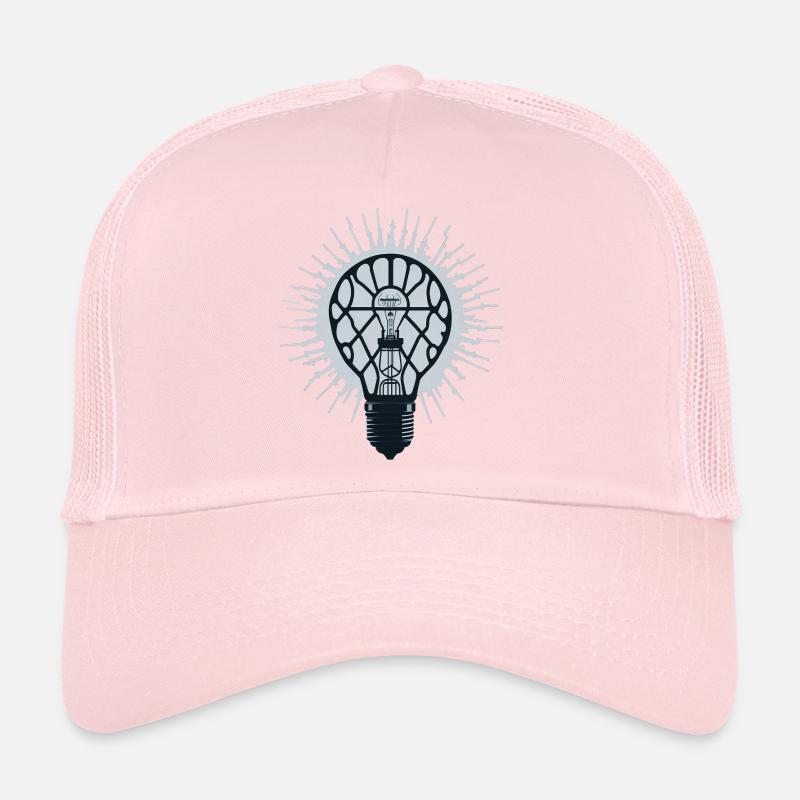 Leuchtende Idee: Inspirations-Glühbirne Trucker Cap