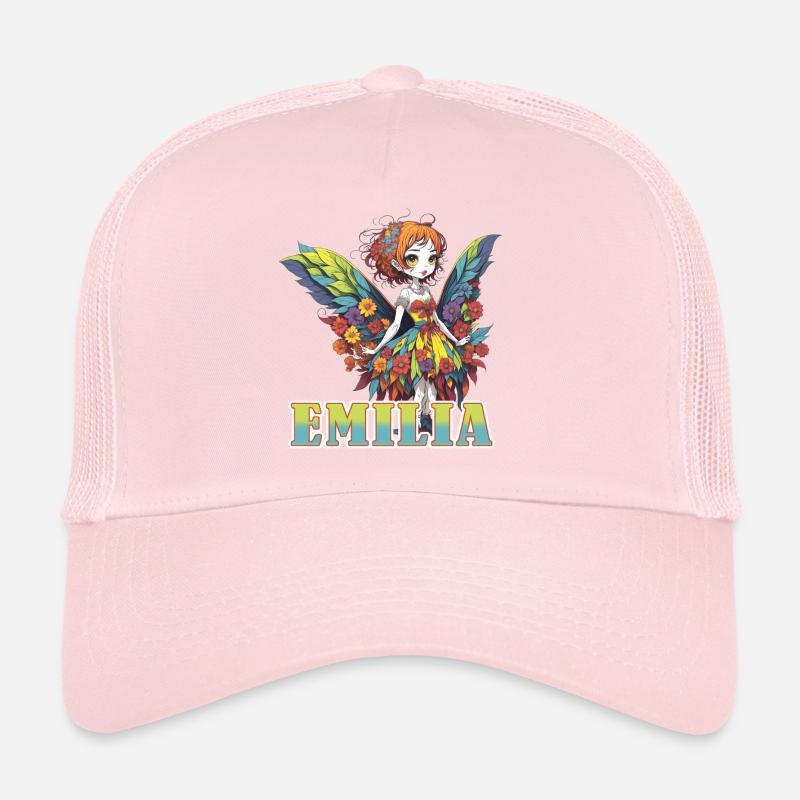Emilia - nom de jeune fille - fée Casquette trucker 