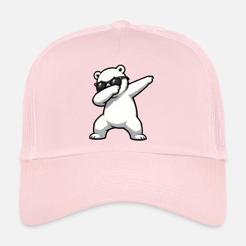 Dabbing Polar Bear Trucker Cap
