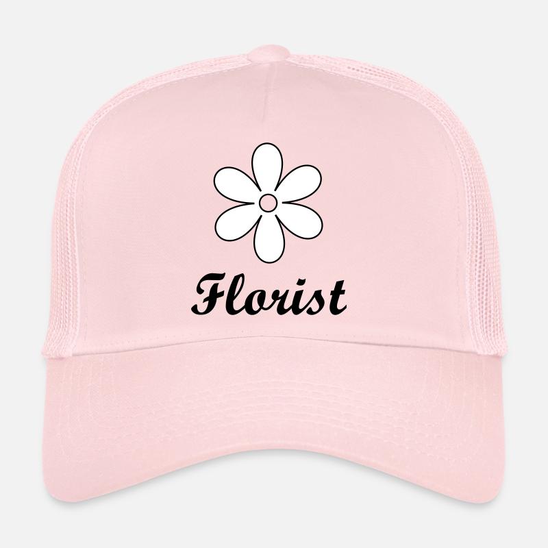 Artisan-Floristen-Logo mit elegantem Blumenlogo Trucker Cap