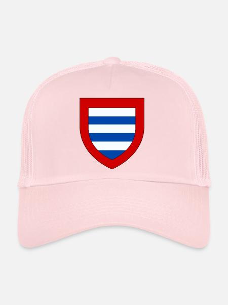 Coat of arms of the Goële - Trucker Cap - pale pink - Front