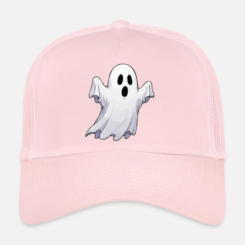 Friendly Haunted Ghost Trucker Cap