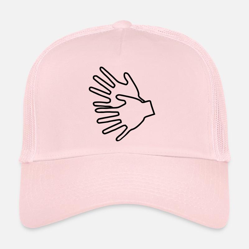langage par gestes Casquette trucker 