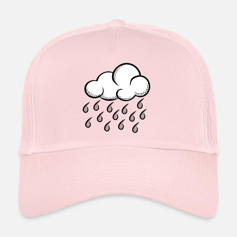 rainbow sun clouds weather rainbow sun cloud36 Trucker Cap