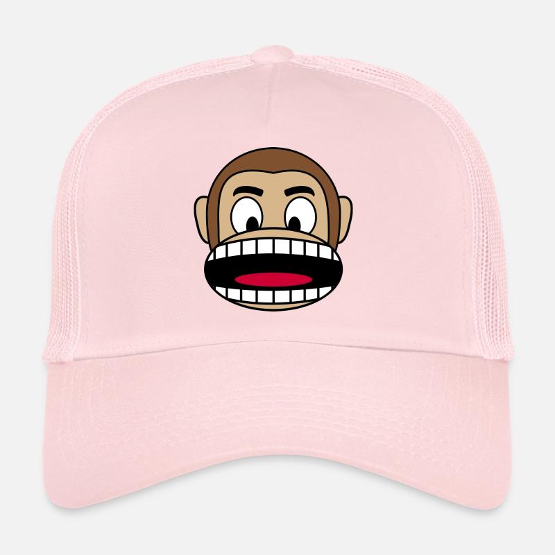 Affengesicht Geschenk - Trucker Cap - Hellrosa