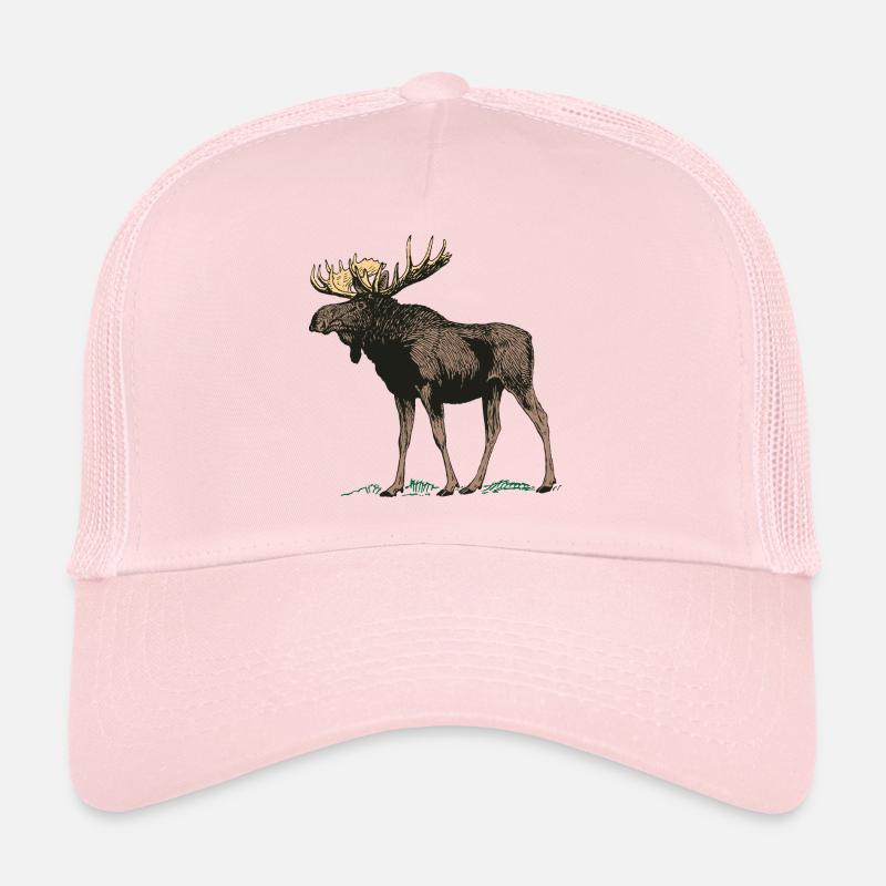 Moose antler Trucker Cap