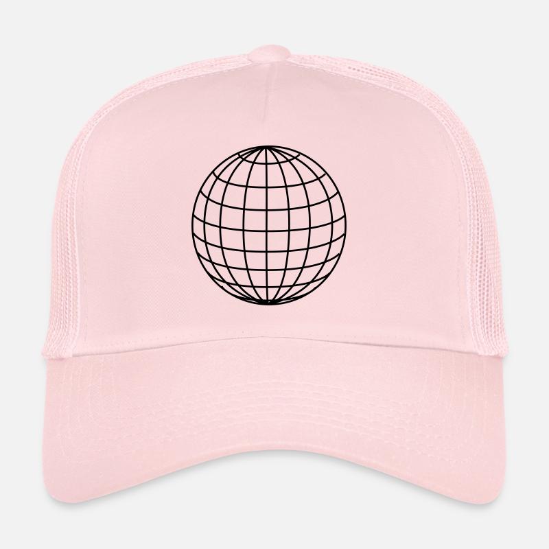 Globus Weltkugel Geschenkidee Welt Äquator Trucker Cap