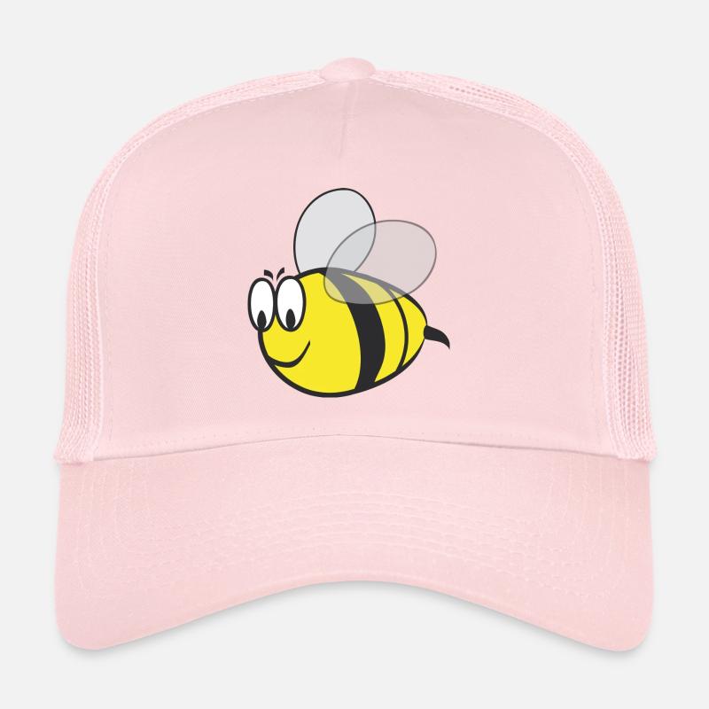 Biene,wilde Biene,Comic - Trucker Cap - Hellrosa