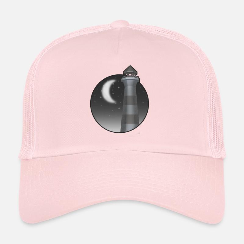 Leuchtturm in der Nacht Trucker Cap
