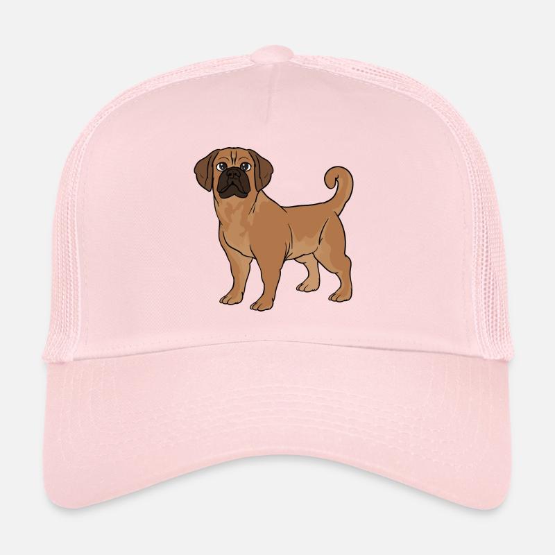 Puggle beagle carlin Casquette trucker 