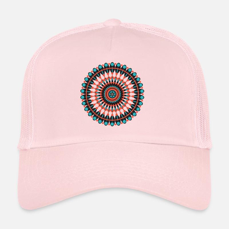 Expérience Voyage Ethno - Casquette trucker  - rose pâle