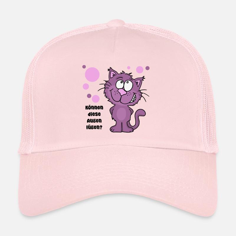 Ces yeux peuvent-ils mentir ? - Casquette trucker  - rose pâle