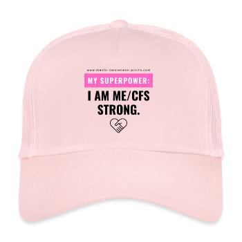 ME/SFC FORT 💪 - Casquette trucker  - rose pâle - Devant